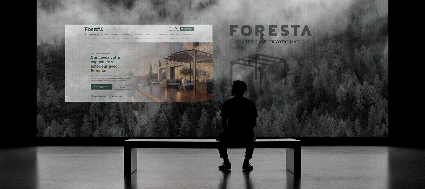 Aperçu du site Foresta refondu